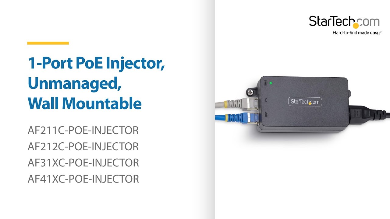 Supply power and data to a PoE device over standard Ethernet cabling