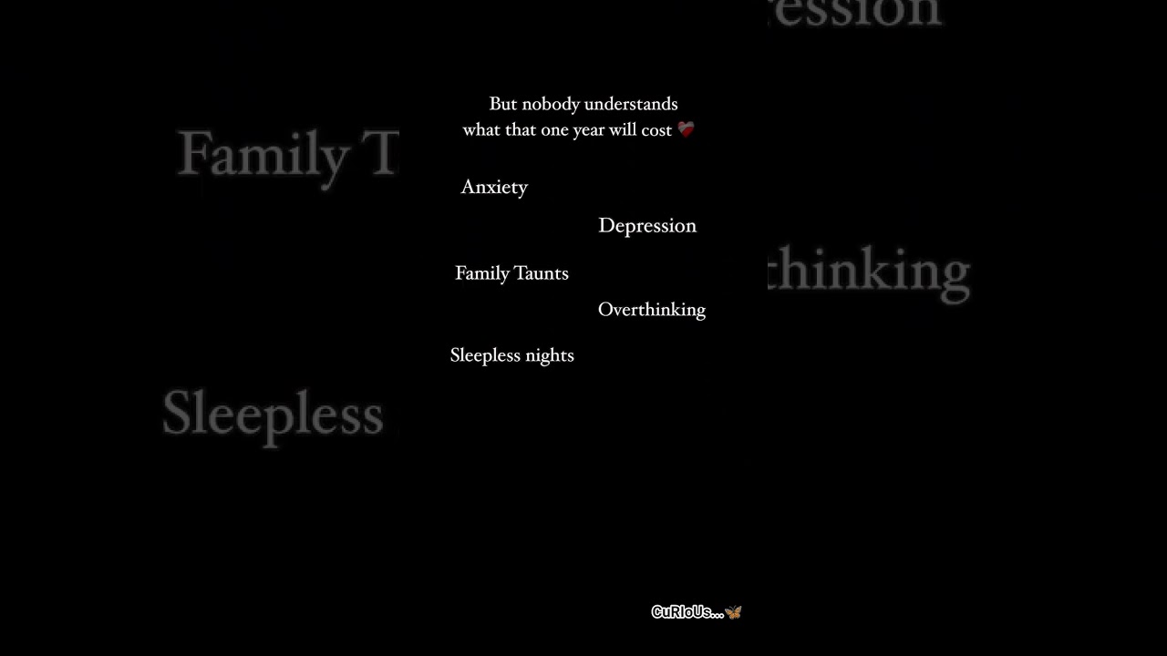 the struggle that no one knows 🥲🙂