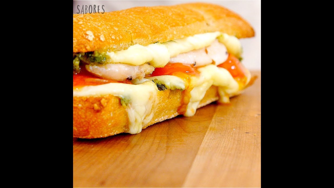 Sándwich de pollo al pesto YouTube