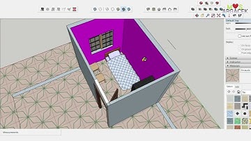 House Design - Interior Design tutorial Using Google Sketchup Part - 2