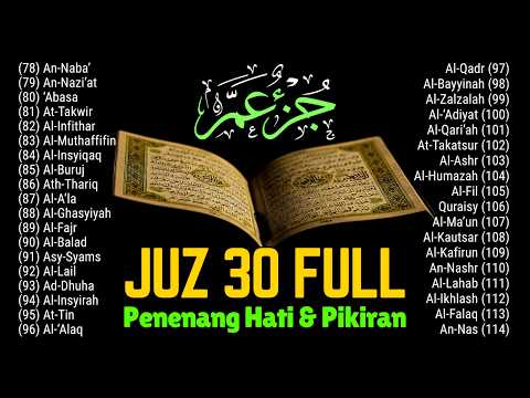 Murotal Quran Merdu Juz 30 | Beautiful Quran Recitation | Syeikh Alaa Aqel