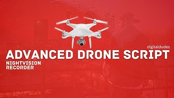 Advanced Smart Drone For Fivem Server || Recorder and Nightvision || realistic drone script