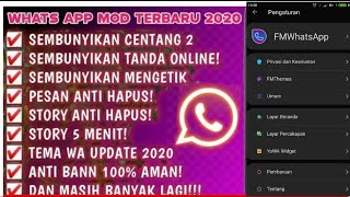 MOD Whatsapp FULL FITUR VERSI TERBARU 2020!!! no password