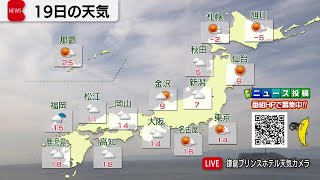 1月19日の天気