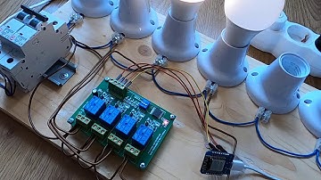 Controlling I2C 4 Channel Relay via ESP8266 WIFI WEMOS D1 Arduino module