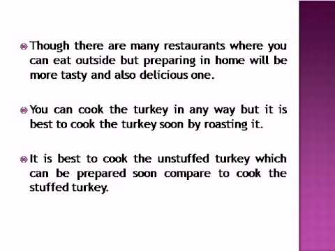 how long does it take to cook a turkey - YouTube