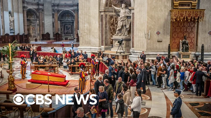 Thousands gather to see Pope Francis lie in state at St. Peter's Basilica
