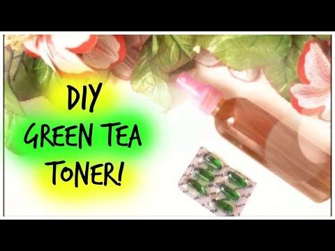 DIY GREEN TEA TONER FOR ACNE/OILY SKIN I GET RID OF ACNE I Aditi Shrivas