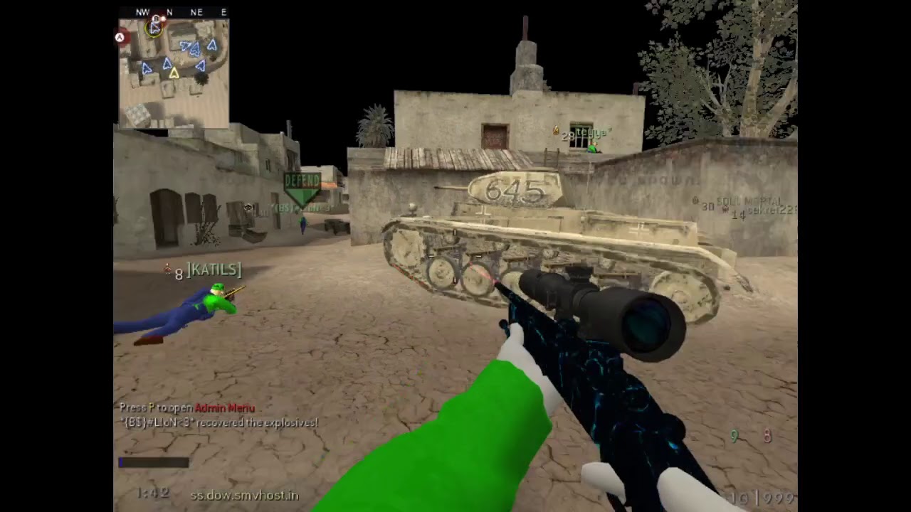 Call Of Duty 4 Modern Warfare : Search and Destroy (S&D) M4013 Quick Scopping and knifing 