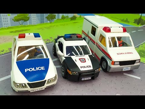 Игрушечные Мультики Про Машинки - Важное Задание! Полицейская Машина Скорая Помощь Для Детей.