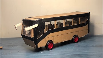 How to make a RC Martz bus from cardboard