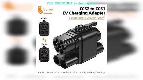 A must-have product! feyree CCS2 to CCS1 Adapter DC Fast EV Charging Adapter From CCS2 to CCS1 EV