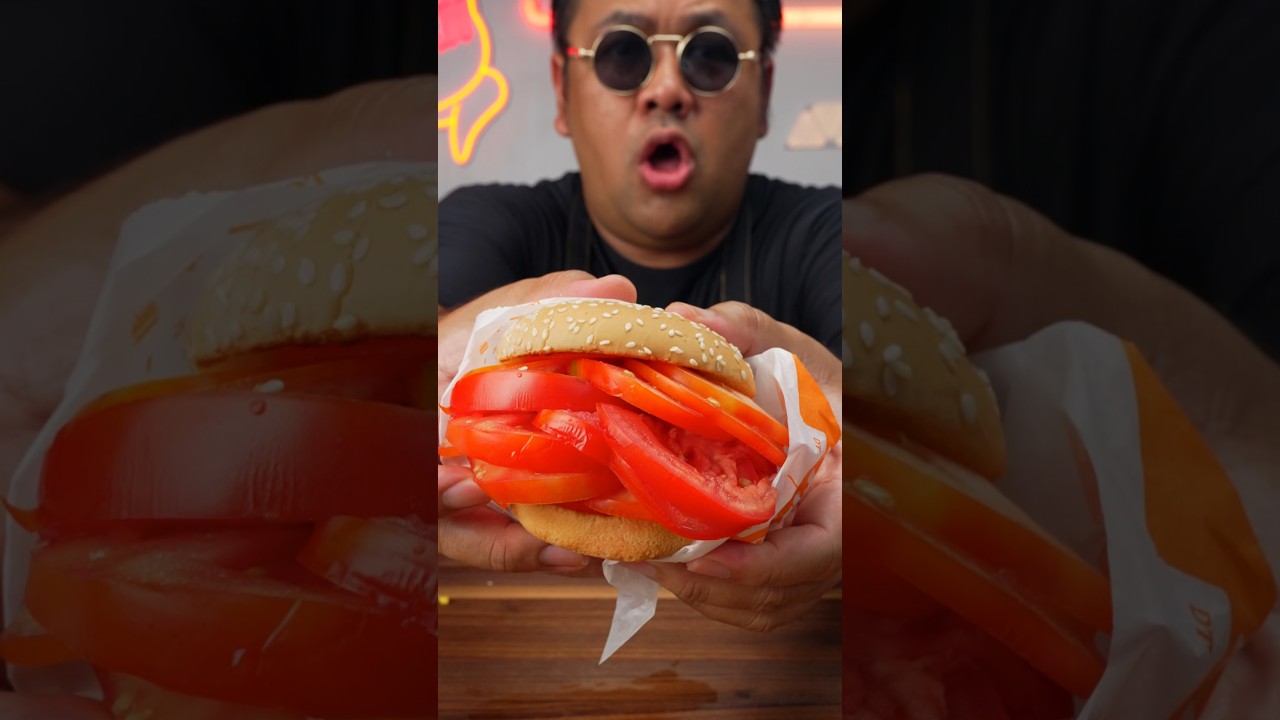 กิน หรือ ไม่กิน The Real Burger 🍔 #shorts