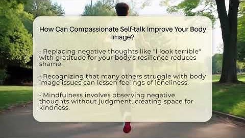 How Can Compassionate Self-talk Improve Your Body Image? - Inside Body Image