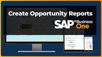 Create Opportunity Reports | Examples and How-To | SAP Business One
