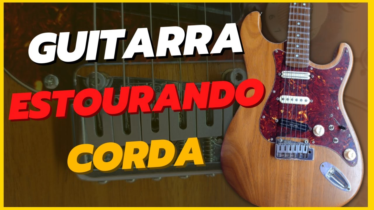 Guitarra Estourando Corda