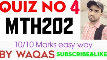 MTH202 Quiz No 2 Fall 2021|MTH202 Quiz No 2 Solution 2021|MTH202 Quiz 2 2022|mth202 quiz 2|mth202