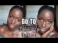 MY SIMPLE GO TO MAKEUP LOOK|Detailed Dark Skin Makeup Routine|AFFORDABLE PRODUCTS