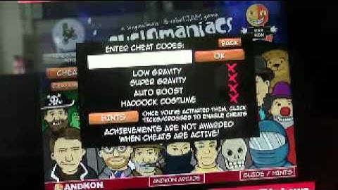 Cheat Codes For Cyclomaniacs