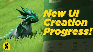 AI DevLog #6 - New UI Creation Progress - Dragon Raising Game - Unreal 5