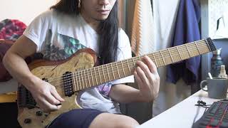 Video thumbnail of "Kiesel Zeus 8 strings w/ tremolo"