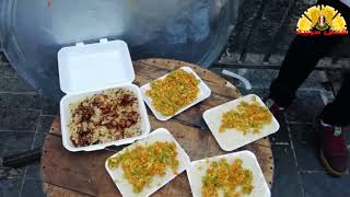 شمس سورية تسطع على جمعية ساعد أثناء تقديمها   وجبات فطور رمضانية في دمشق القديمة