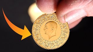 How do they make gold coins?