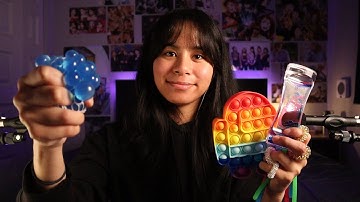 ASMR with fidget toys and sensory items