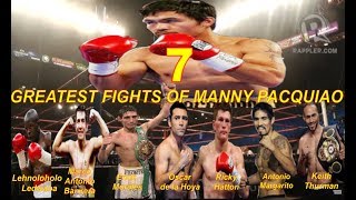 NANG GULATIN NI PACQUIAO ANG MUNDO l 7 GREATEST FIGHTS OF PACQUIAO - PROPELS HIM TO SUPREMACY