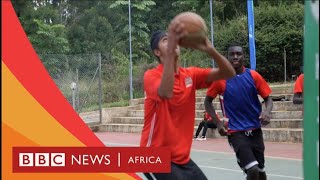 The Kenyan teen basketball team taking on the world - BBC What's New