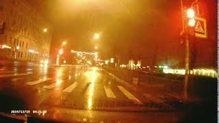 Car Flies Through Traffic Light || ViralHog