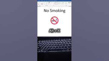 How to Type the No Smoking Symbol in Microsoft Word | #NoSmokingSymbol #WordTricks #InsertSymbol