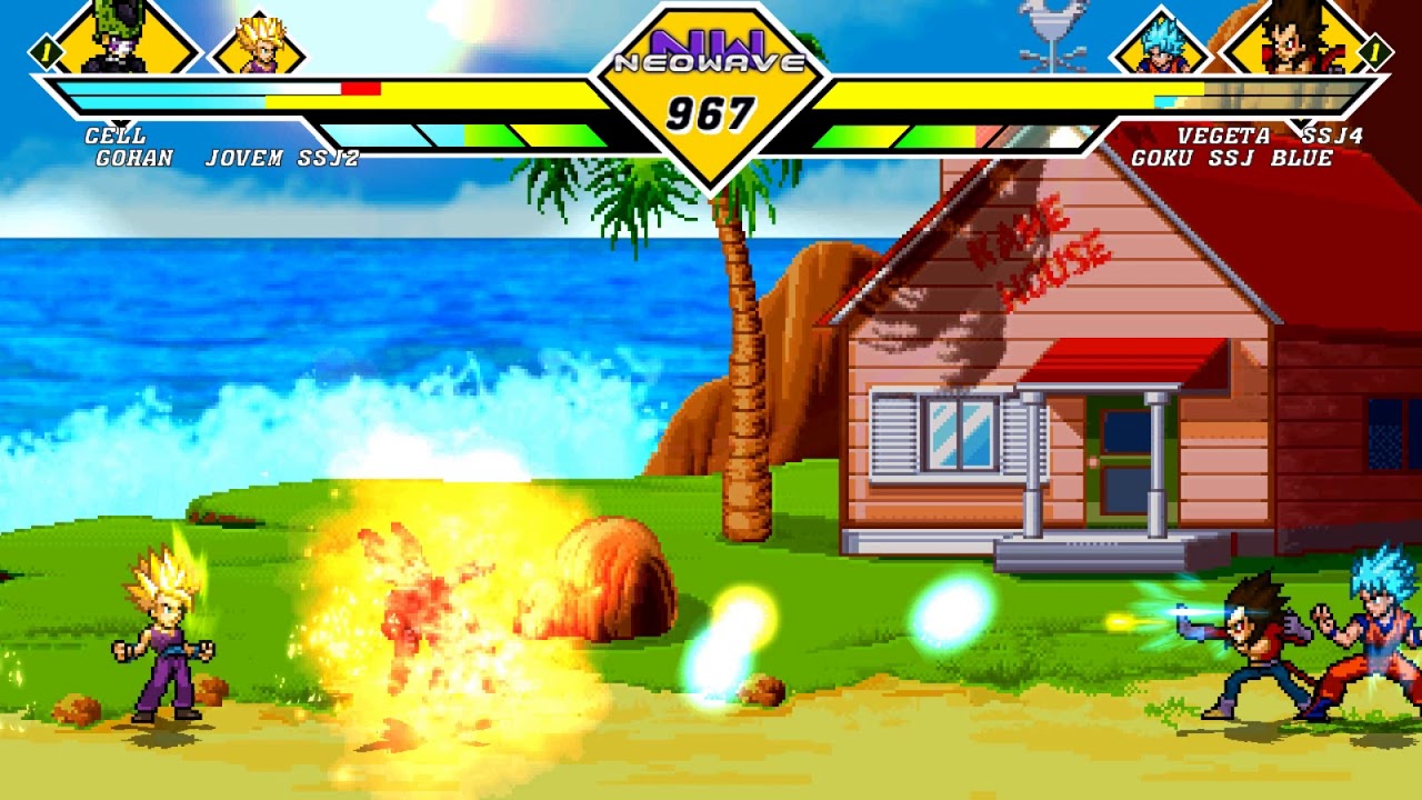 Dragon Ball JUS Edition 2 [ Cell , Gohan Jovem  VS  Vegeta , Goku ]