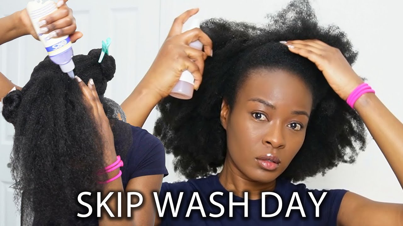 Clean Your Hair and Scalp Without Shampoo | Perfect for Braids, Locs & Workouts!