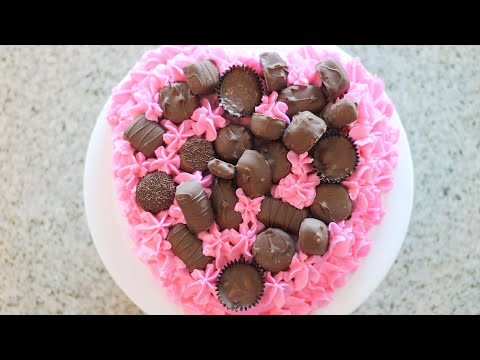 Valentine's Day Chocolate HEART BOX Cake! - MANCAKE