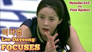 [VLeague 19-20 현대건설 vs 흥국생명] Lee Dayeong (이다영) Focuses - Hyundai vs Pink Spiders