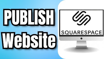 How To PUBLISH Website In Squarespace