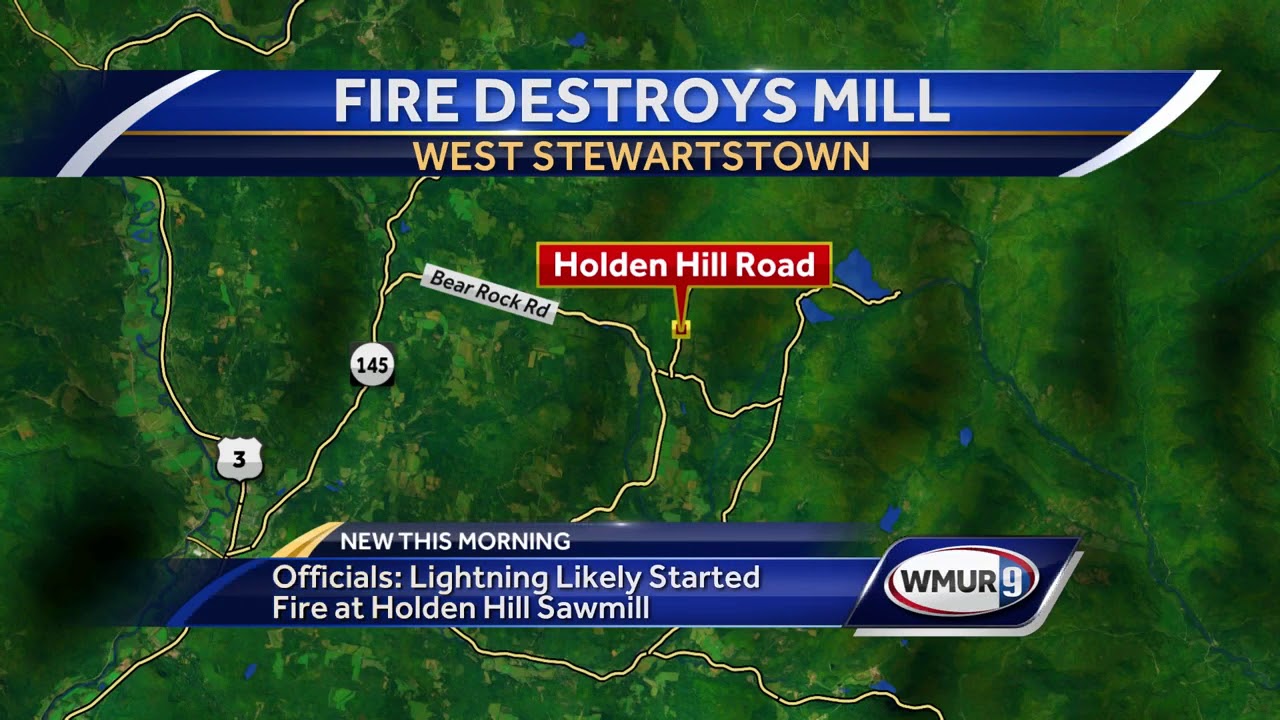 West Stewartstown sawmill destroyed in fire YouTube