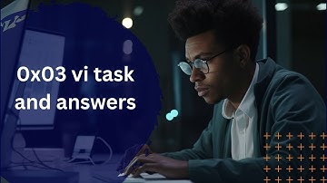0x03 vi task and answers