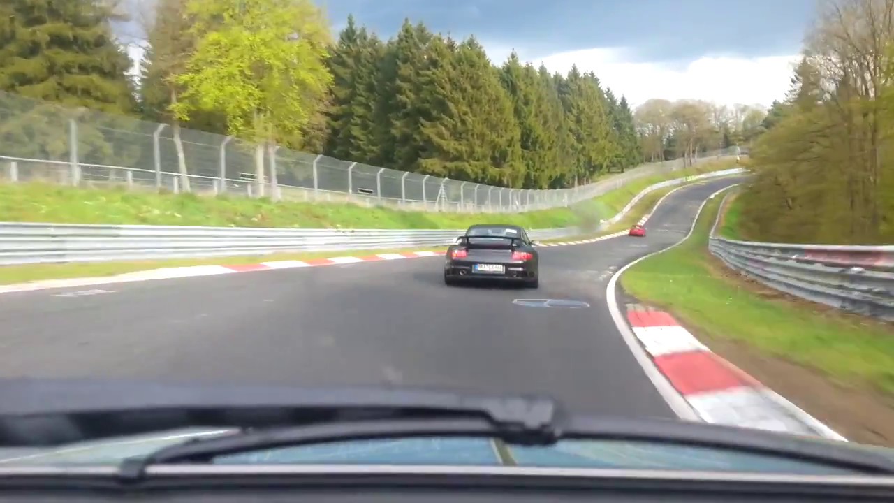 Nürburgring   Nordschleife 12.05.2017 Mit VW Käfer ,ab Breidscheid hinter Porsche