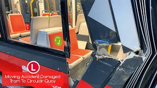 Sydney Light Rail Vlog 51: Moving Accident Damaged Tram to Circular Quay