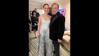 Mark Hamill FINALLY meets Natalie Portman - Luke Skywalker meets Padme Amidala