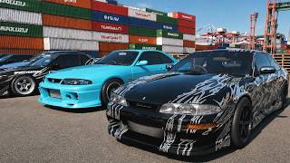 R33 GTR Street Drifting at Tokyo Docks Was INSANE... screenshot 3