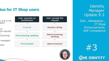Identity Manager | Update 9.3 | #3 IGA-, Attestation-, IT-Shop Enhancements, SAP Compliance