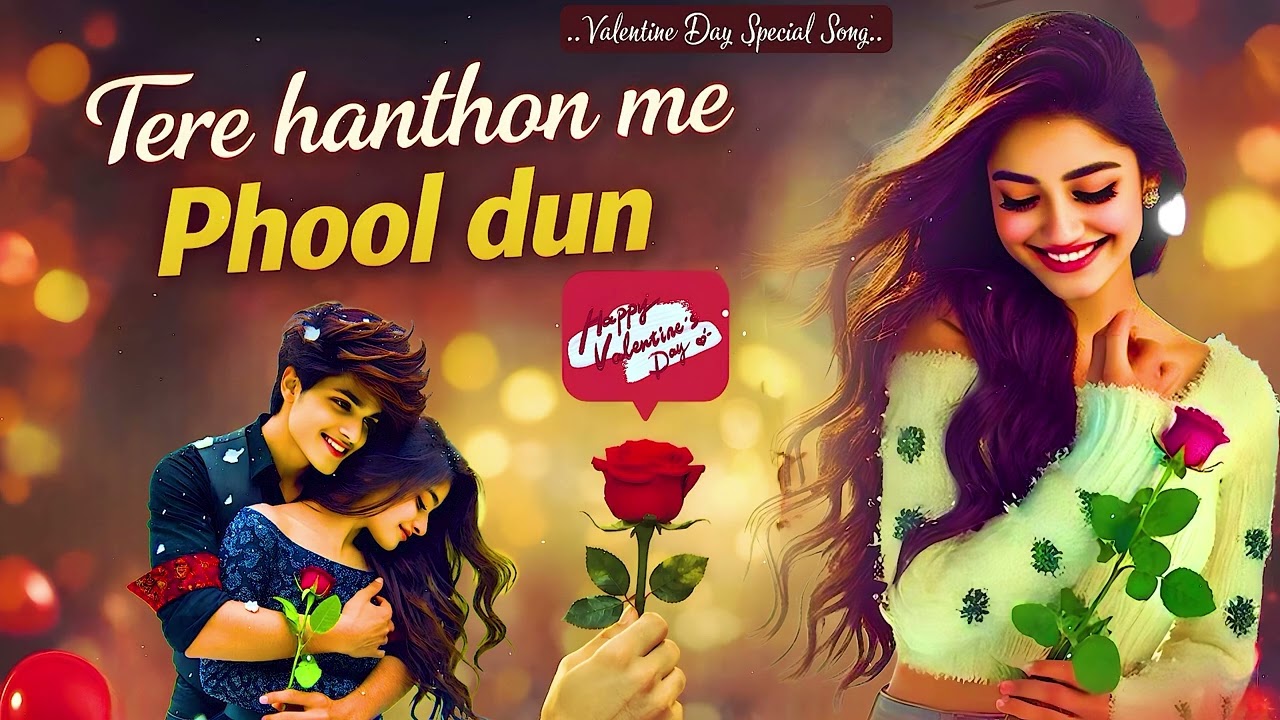 Tere Hathon Me Phool Dun 🌹 | Valentine’s Day Special Romantic Song 2026 ❤️ | Love Melody