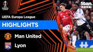 Thumbnail for Manchester United v Lyon Highlights | 2024/25 | UEFA Europa League