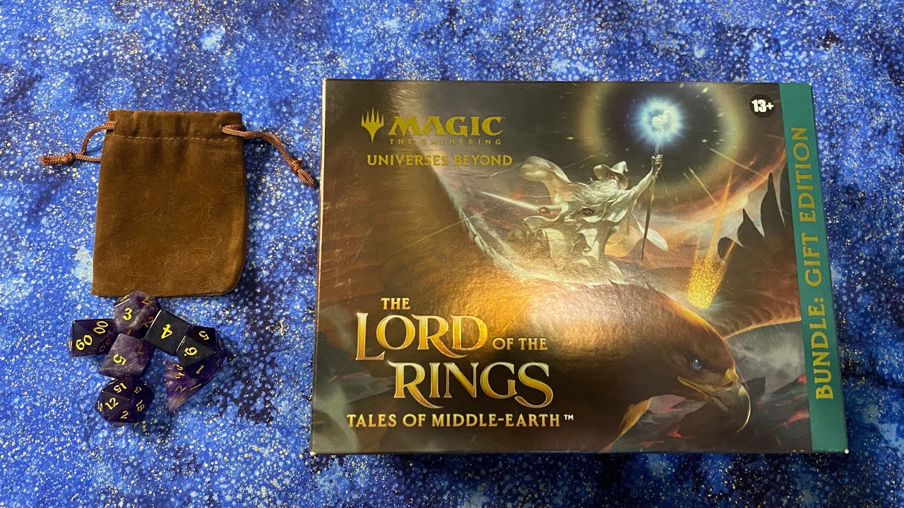 Bundle opening MTG Lord of the Rings Gift Bundle 