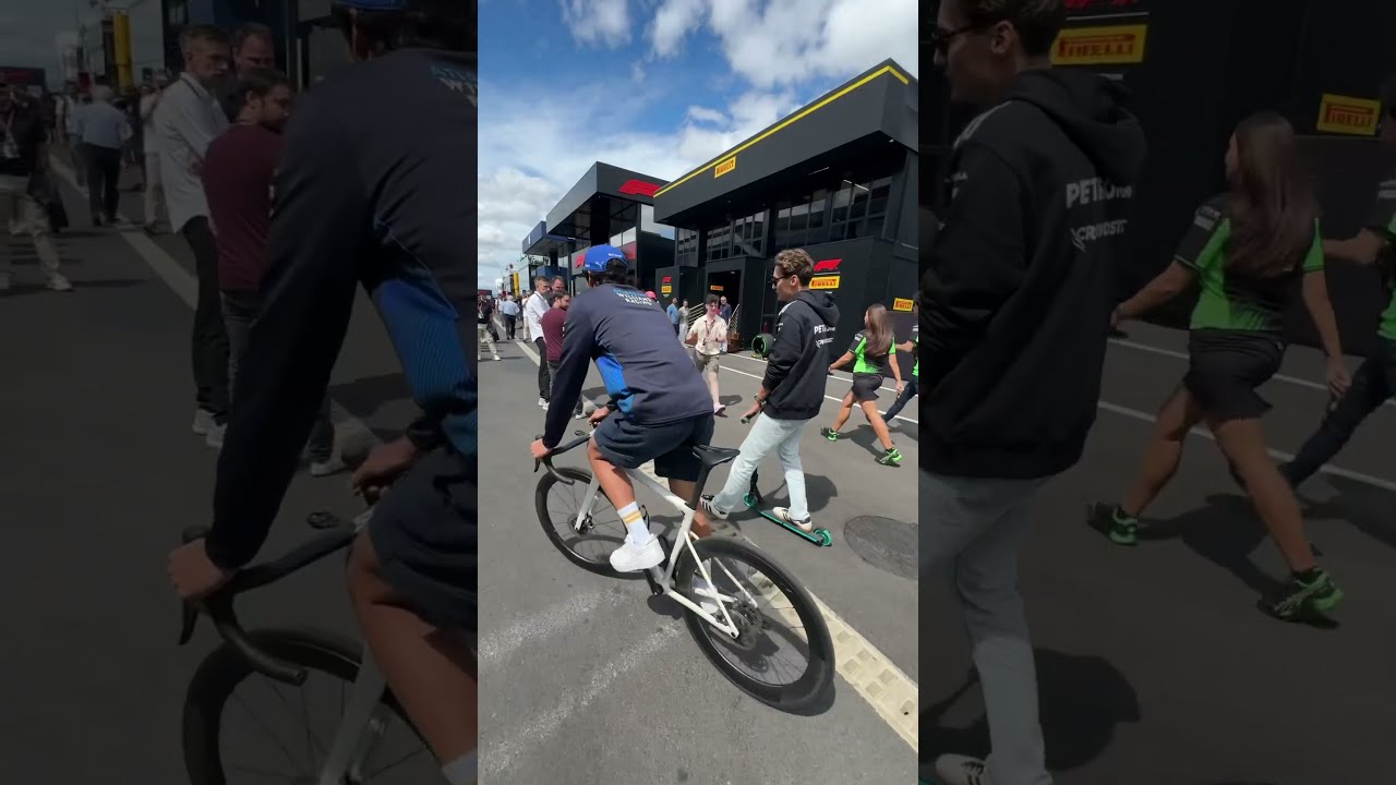 Cruising Through The Paddock 