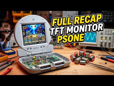 [Restoration] PS1 TFT Screen - Full Recap Saved This Screen From the Trash!