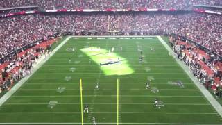 First Kickoff in Texans Playoff History!
